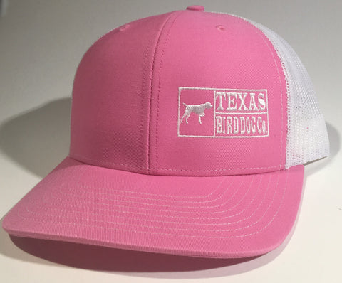 Texas Bird Dog Co. Hat - Pink/White